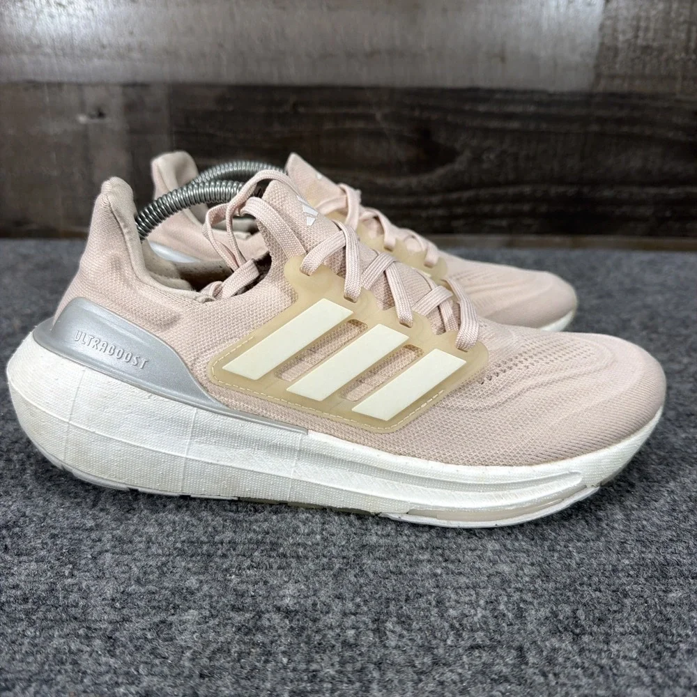 Adidas Ultraboost Light Wonder Quartz Pink Comfy Low Top Athletic Shoes Womens 8